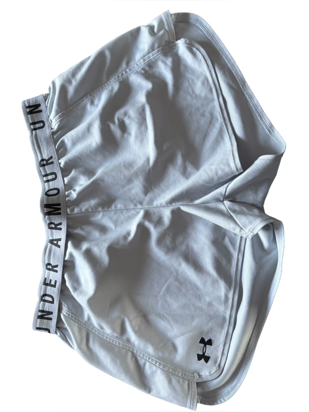 Under Armour Gray Performance Shorts with Branded Waistband